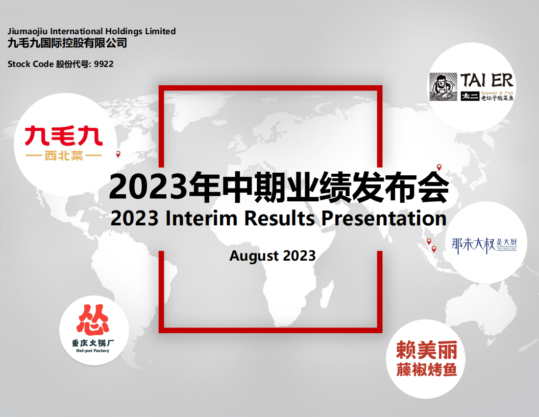2023年中期业绩发布演示